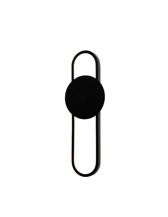 Aplique para pared Lenore 18W 43cm Markas Iluminación negro